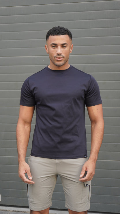 Capo MERCERISED T-Shirt - Navy