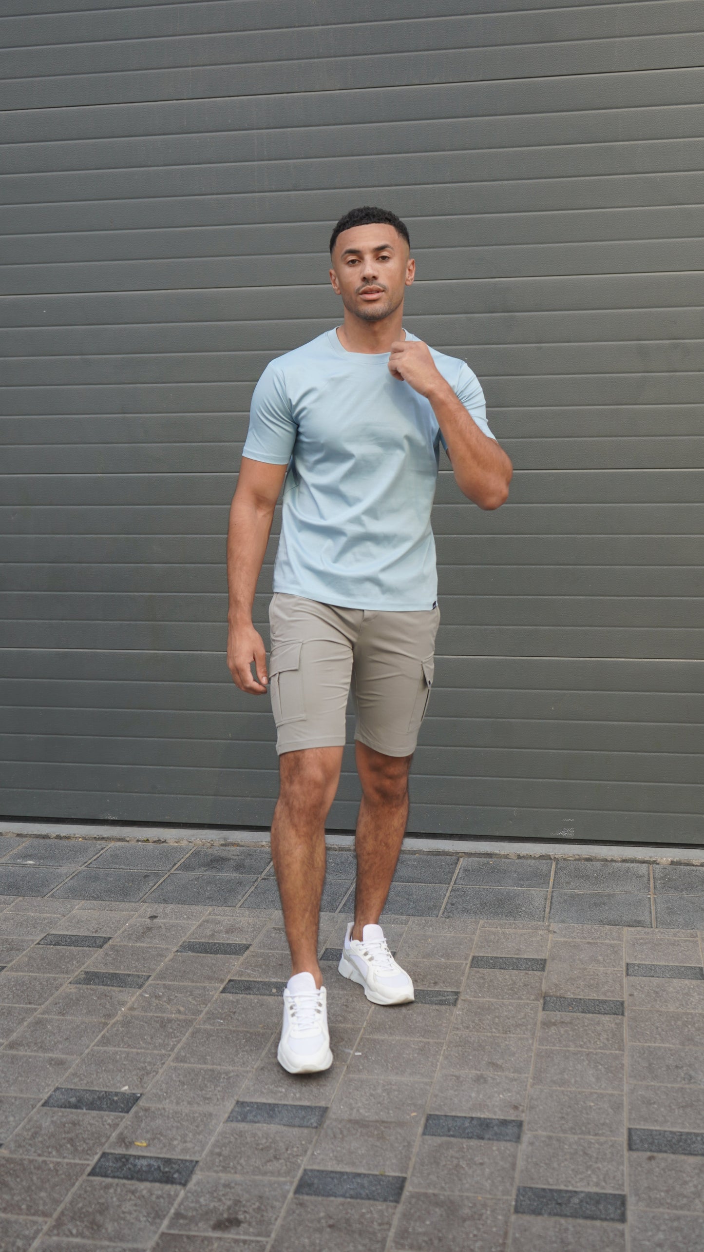 Capo MERCERISED T-Shirt - Pale Blue