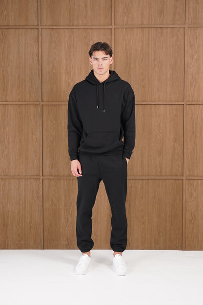 Capo Tracksuit Overhead Hoodie - Black