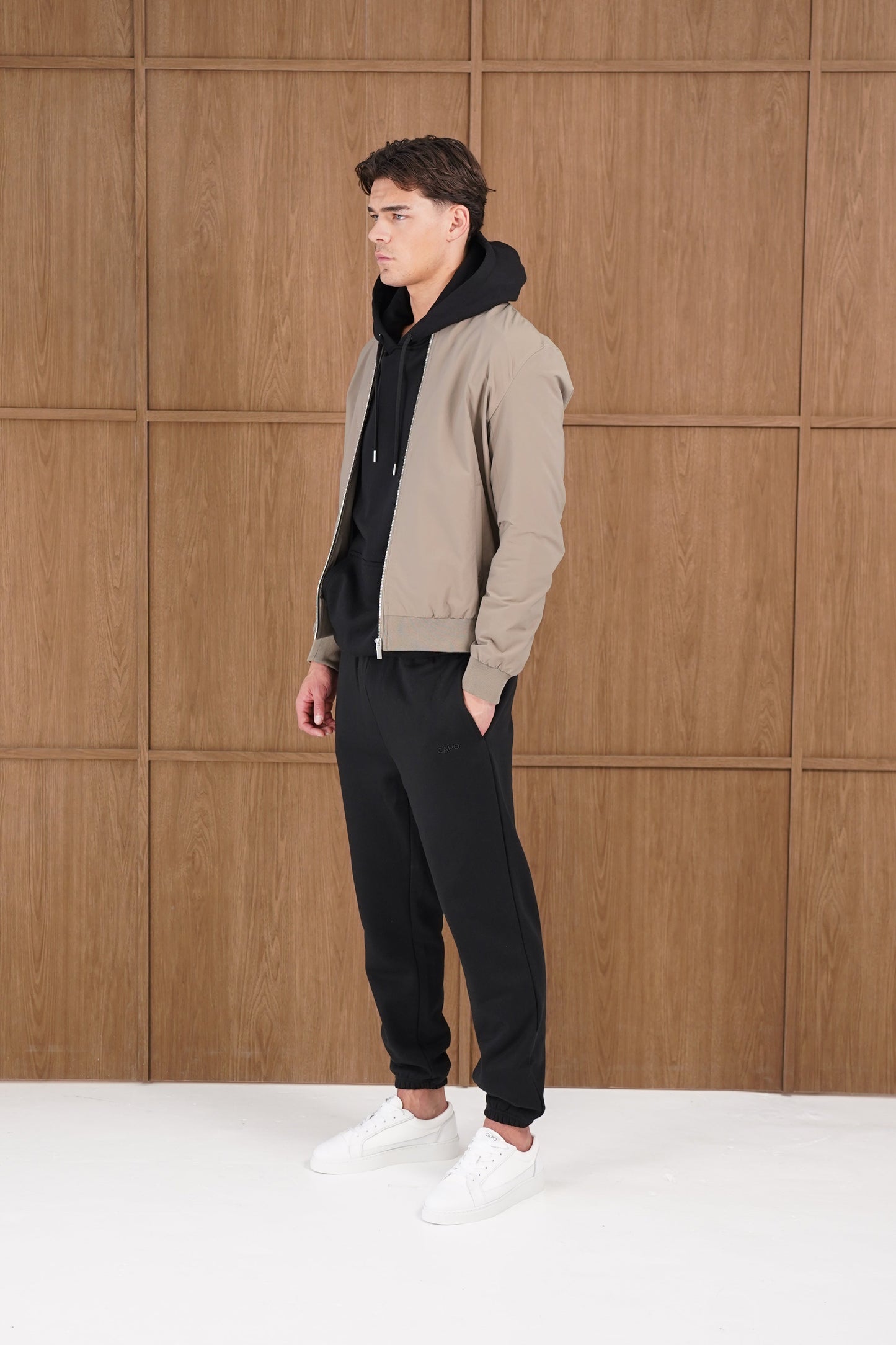 Capo Tracksuit Overhead Hoodie - Black