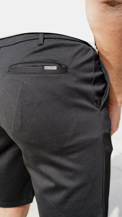 Capo Interlock Shorts - Black