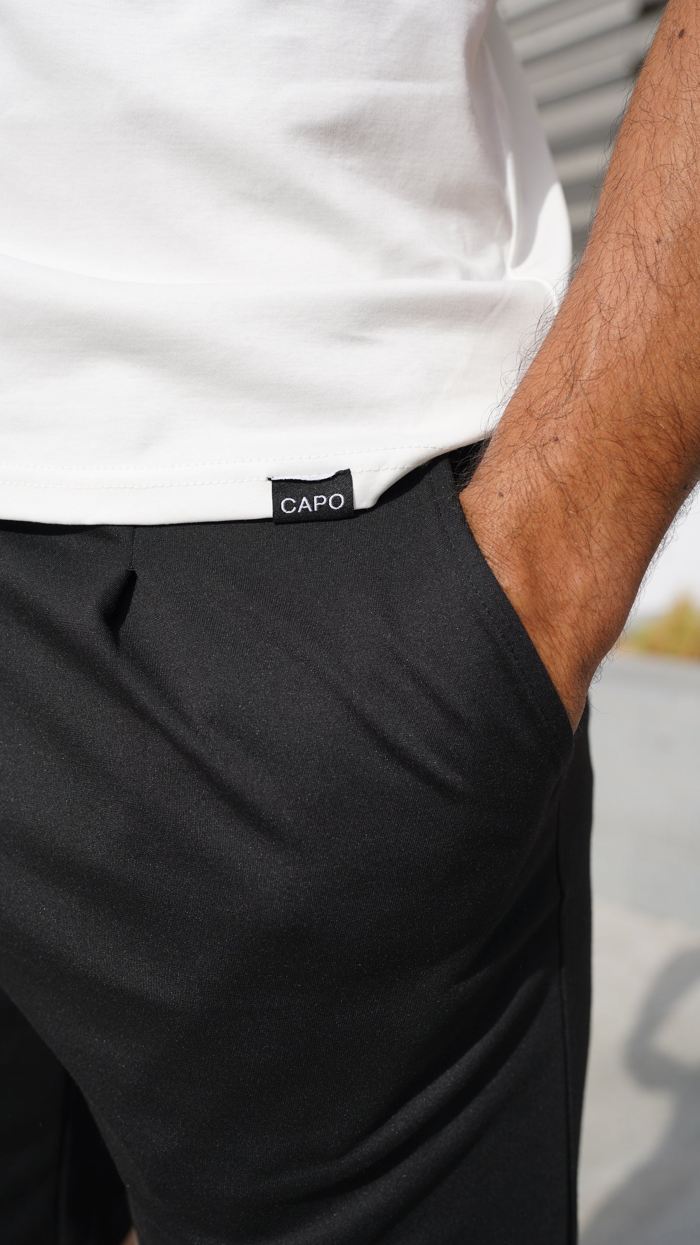 Capo Interlock Shorts - Black