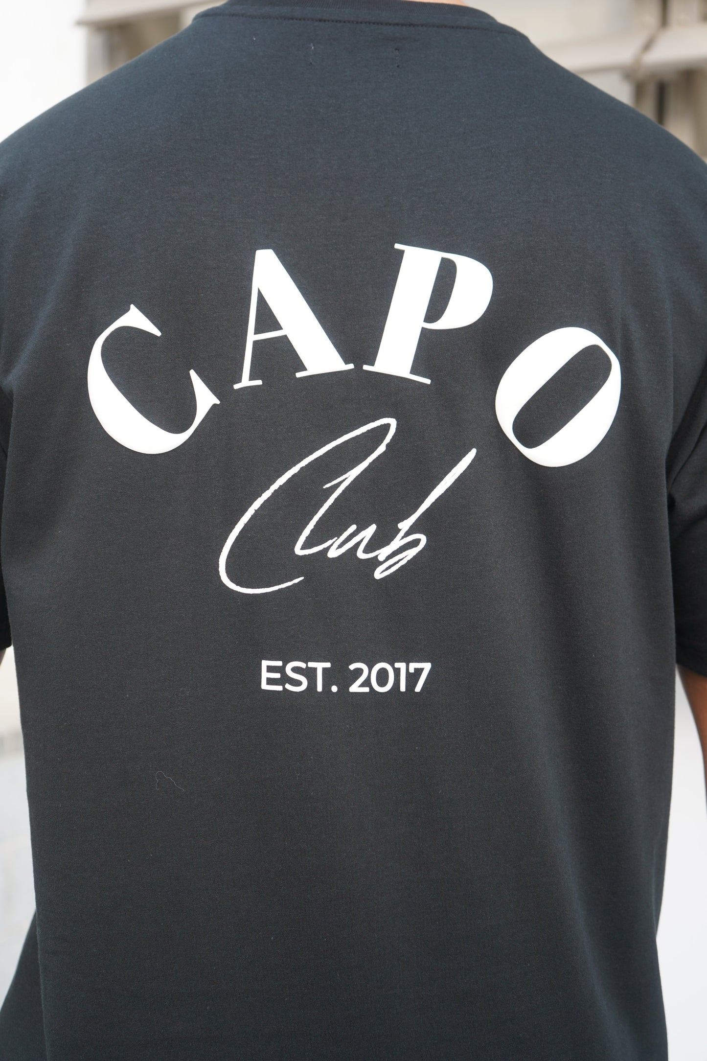 Capo Beach Club T-Shirt - Black/White