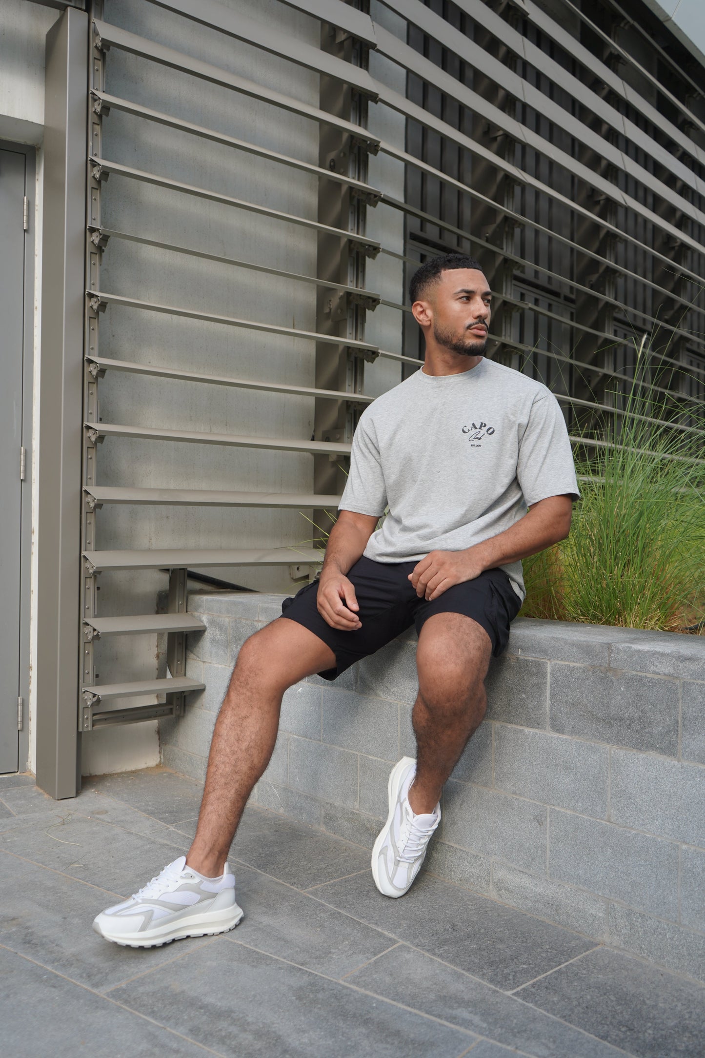 Capo Beach Club T-Shirt - Grey Marl
