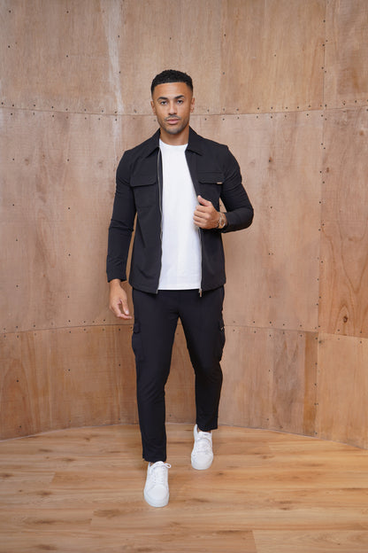 Capo Utility Overshirt - Black