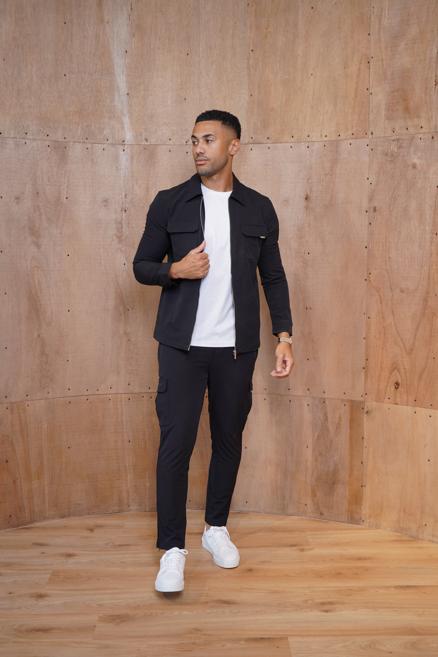 Capo Utility Overshirt - Black