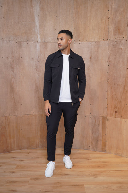 Capo Utility Overshirt - Black