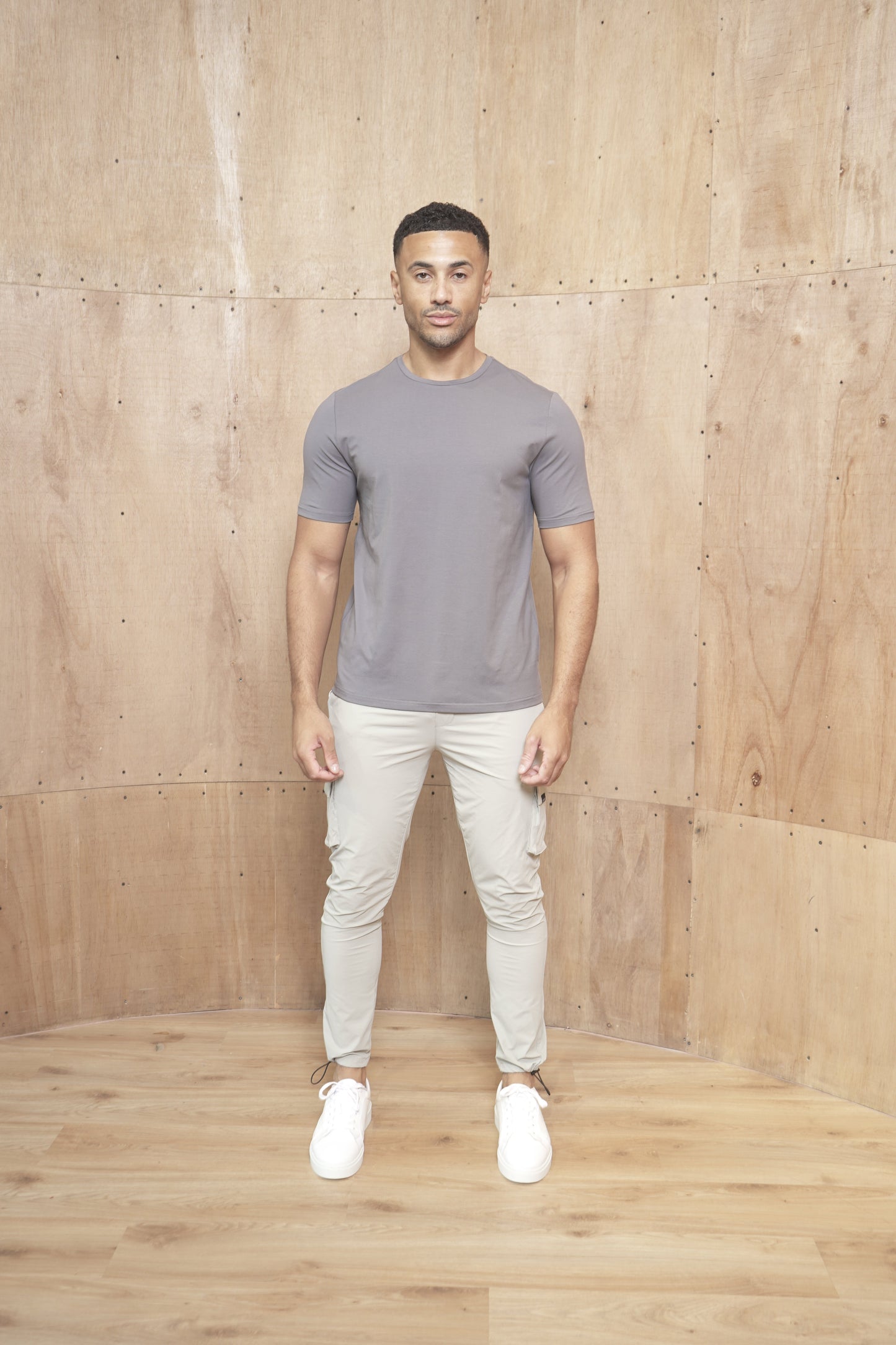 Capo Crew Neck Every Day Cotton T-Shirt - Slate Grey