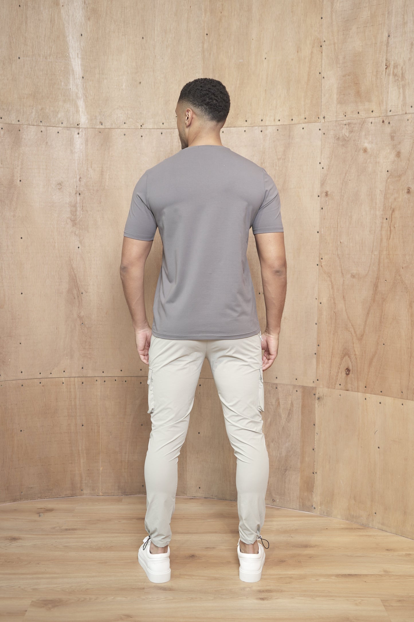 Capo Crew Neck Every Day Cotton T-Shirt - Slate Grey