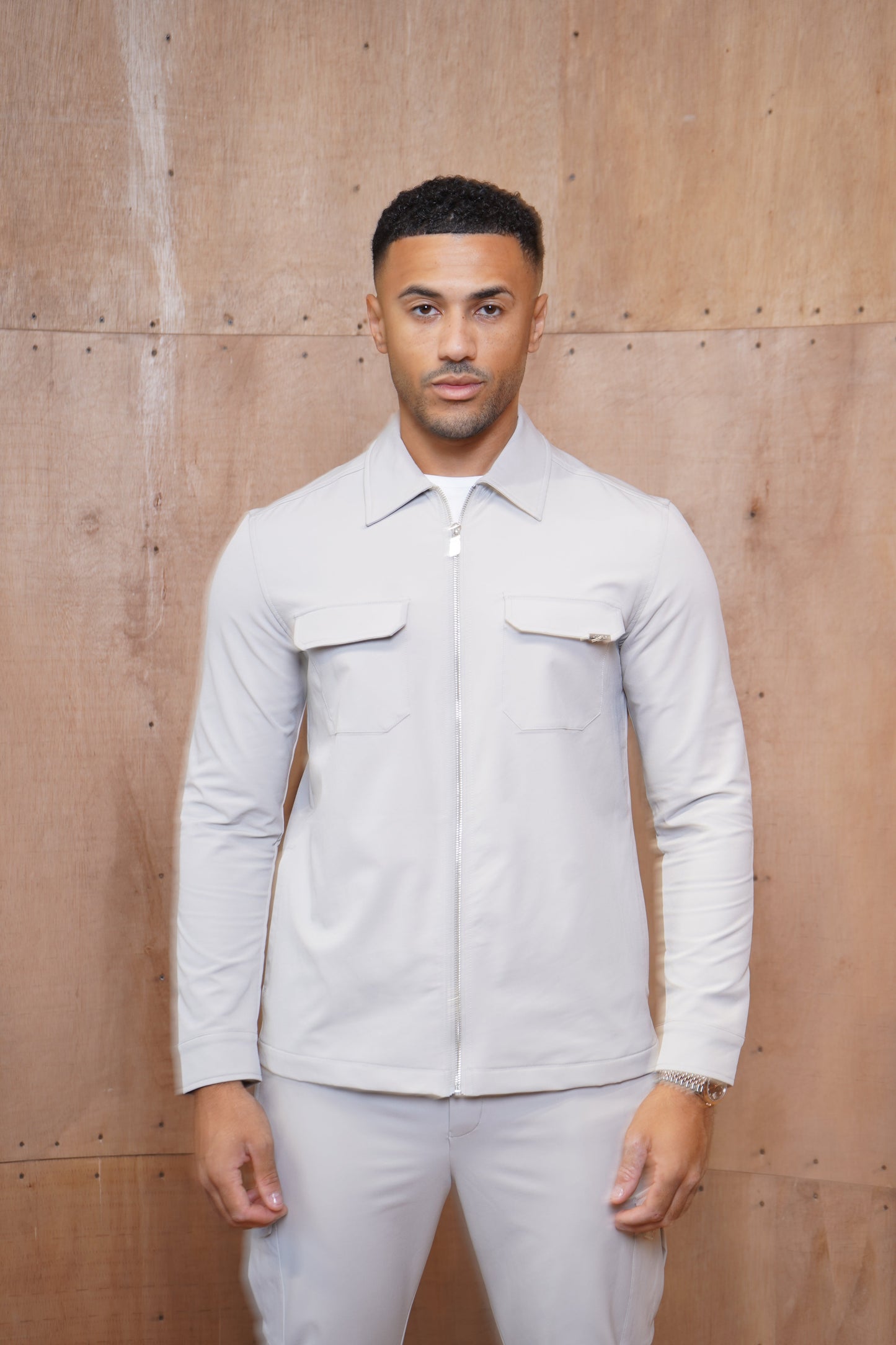 Capo Utility Regular Cargo Pants - Light Grey