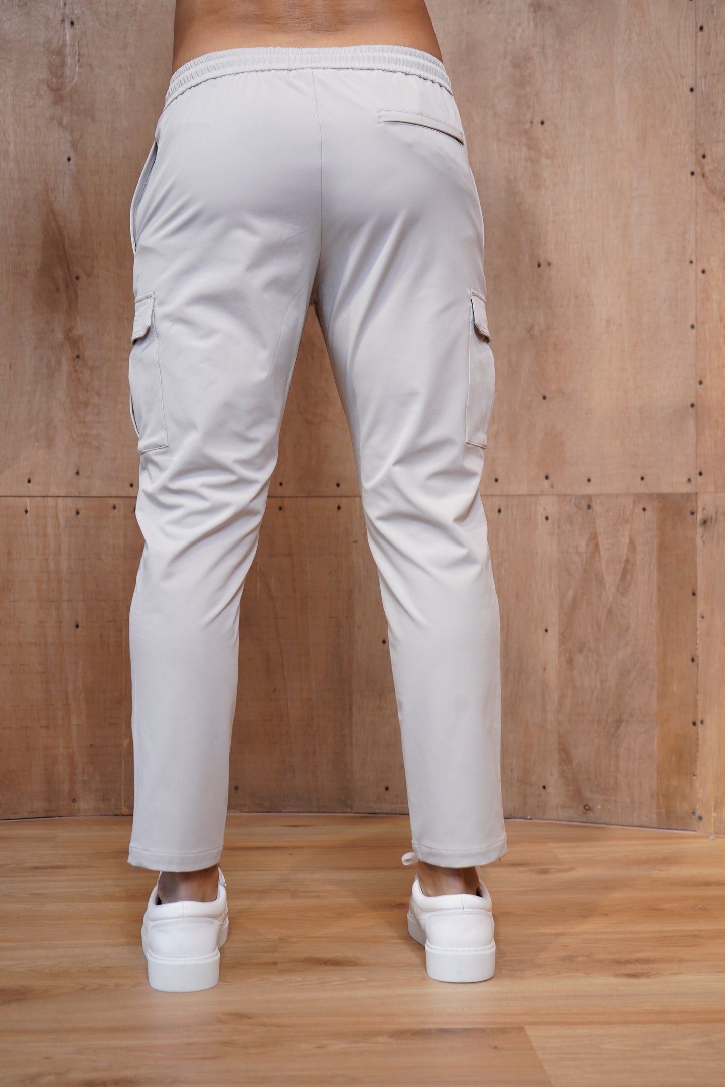 Capo Utility Regular Cargo Pants - Light Grey