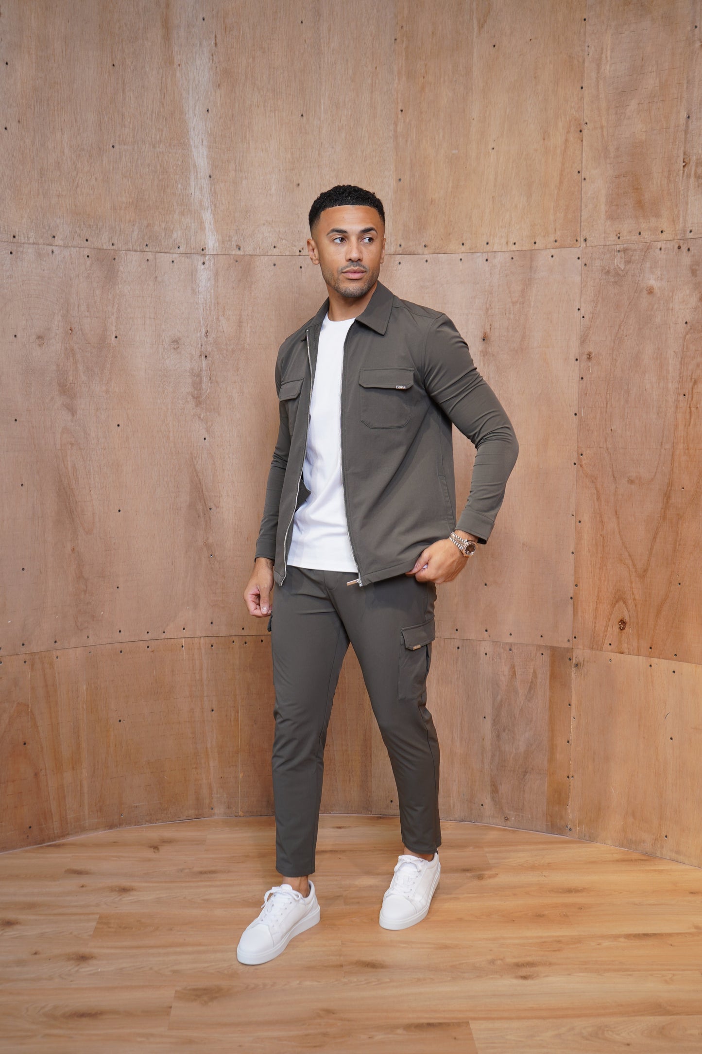 Capo Utility Overshirt - Khaki