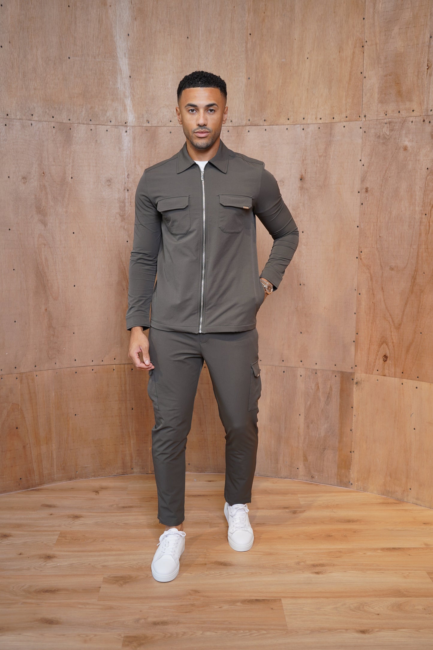 Capo Utility Regular Cargo Pants - Khaki