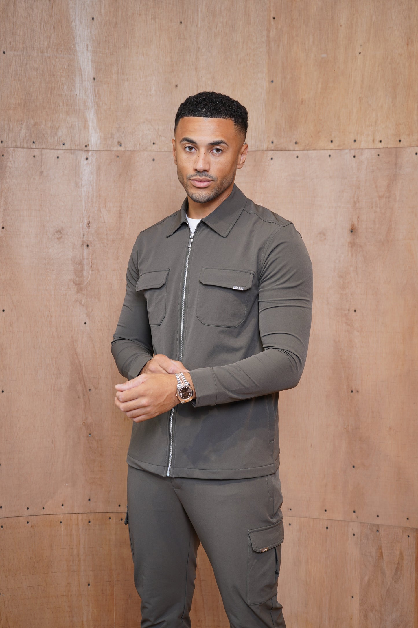 Capo Utility Overshirt - Khaki