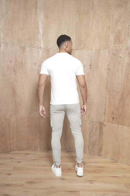 Capo Crew Neck Every Day Cotton T-Shirt - White